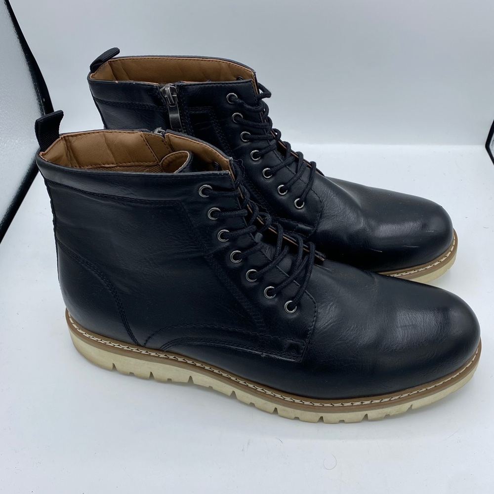 Steve Madden Men's Broome Chukka Boot, Black size 12 fall‎ winter normcore